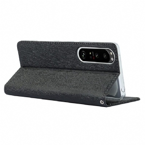Folio-hoesje voor Sony Xperia 1 III Anti-fall Blue Moon Flap-kaarthouder