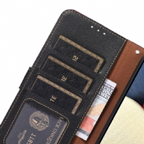 Folio-hoesje voor Sony Xperia 1 III Khazneh Zichtbare Naden