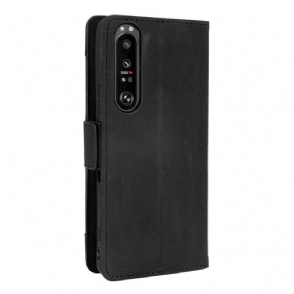 Folio-hoesje voor Sony Xperia 1 III Premium Met Kaarthouder