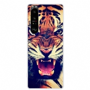 Hoesje voor Sony Xperia 1 III Felle Tijger