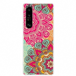Hoesje voor Sony Xperia 1 III Gekleurde Mandala's