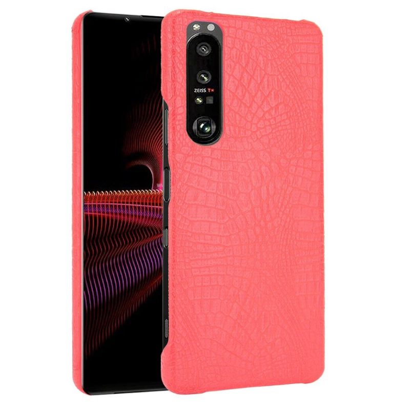 Hoesje voor Sony Xperia 1 III Krokodil-effect