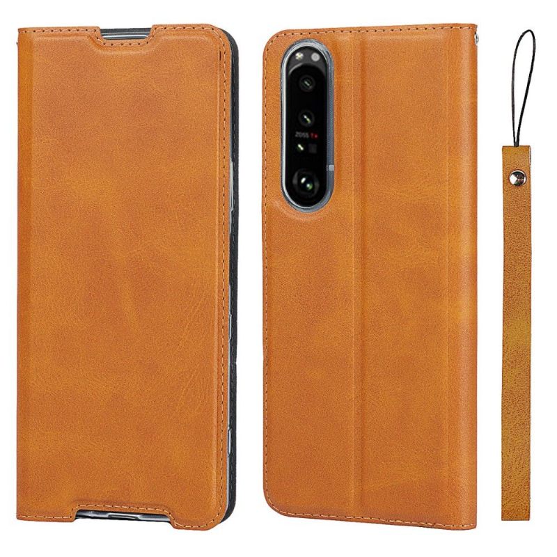 Leren Hoesje voor Sony Xperia 1 III Eerste Klasse