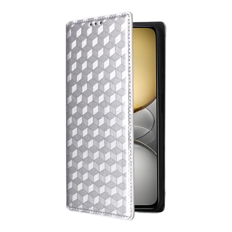 Folio-hoesje Realme 14x 5g Diamantpatroon