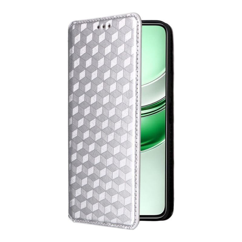 Folio-hoesje Realme 14x 5g Diamantpatroon Bescherming Hoesje