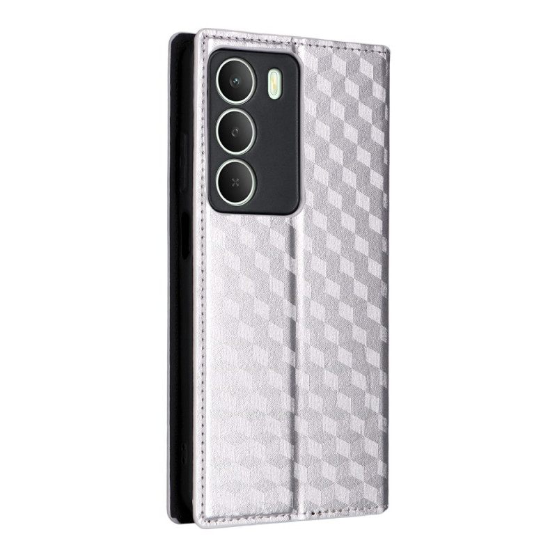 Folio-hoesje Realme 14x 5g Diamantpatroon Bescherming Hoesje