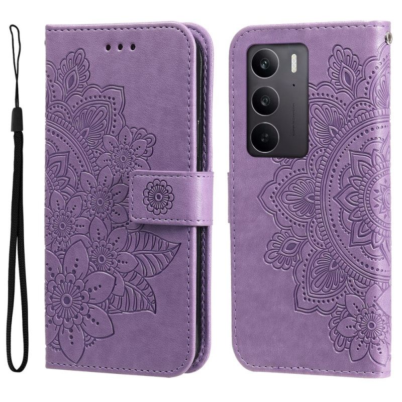 Folio-hoesje Realme 14x 5g Telefoonhoesje Mandala-print