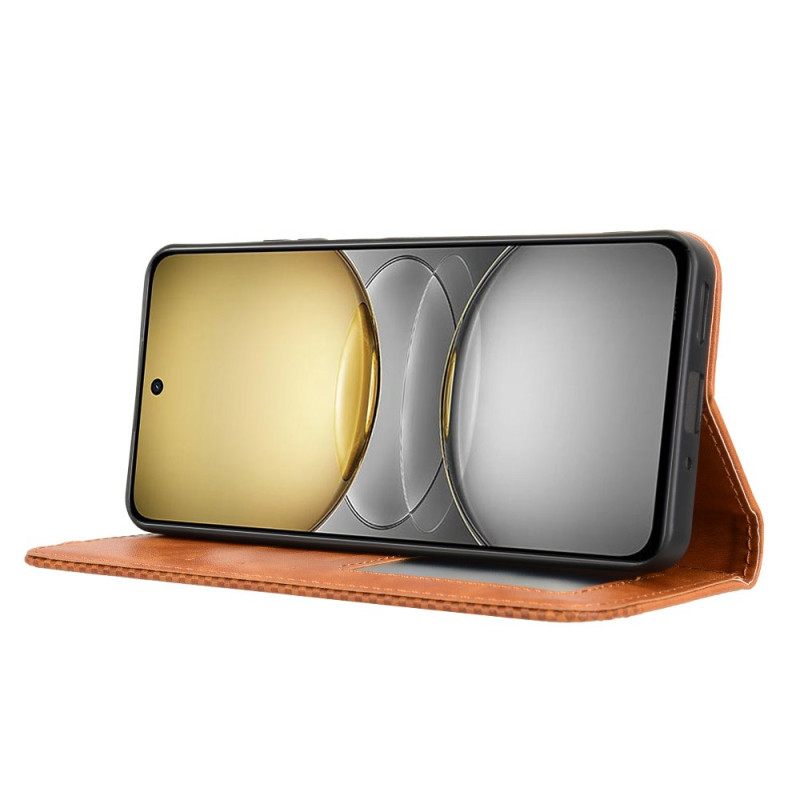 Folio-hoesje Voor Realme 14x 5g Vintage Rand