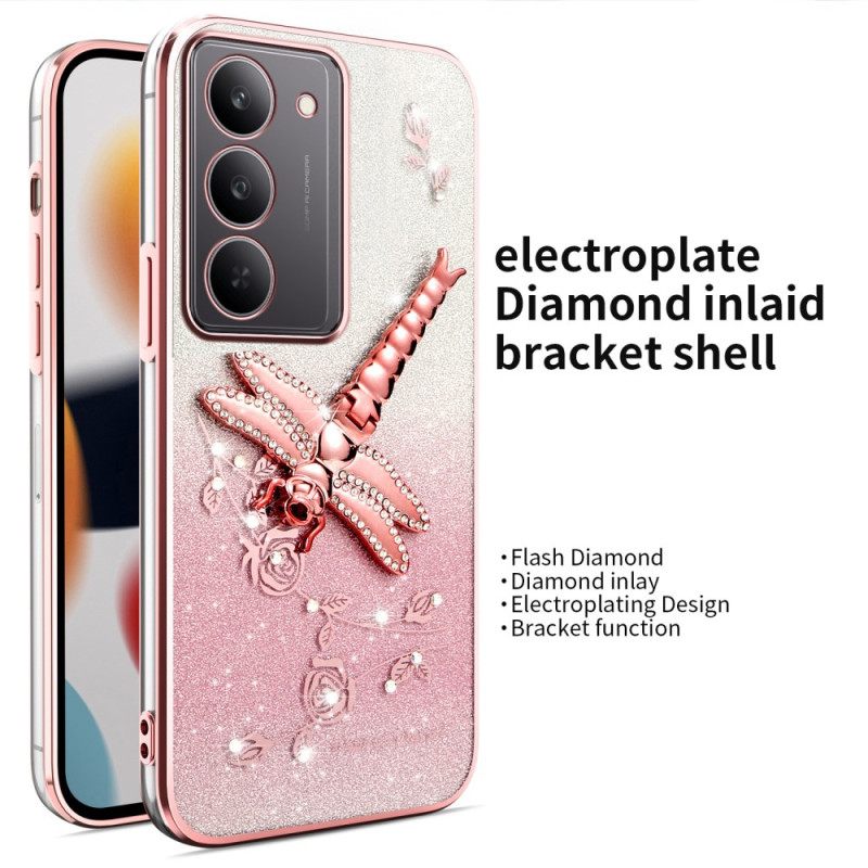 Hoesje Realme 14x 5g Kadem Ringhouder Met Libel