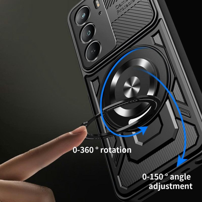 Hoesje Realme 14x 5g Magnetisch Met Draaibare Standaard