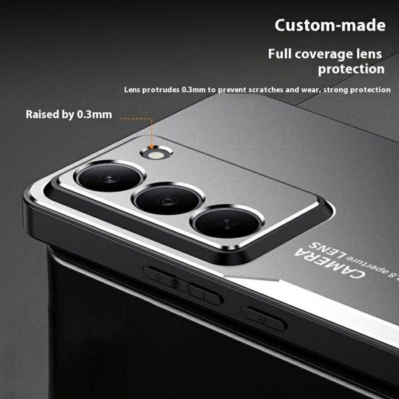 Hoesje Voor Realme 14x 5g Metaaleffect