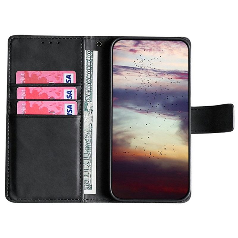 Leren Hoesje Realme 14x 5g Krokodillenprint Bescherming Hoesje