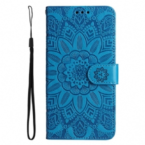 Leren Hoesje Realme 14x 5g Zonnebloem Bescherming Hoesje