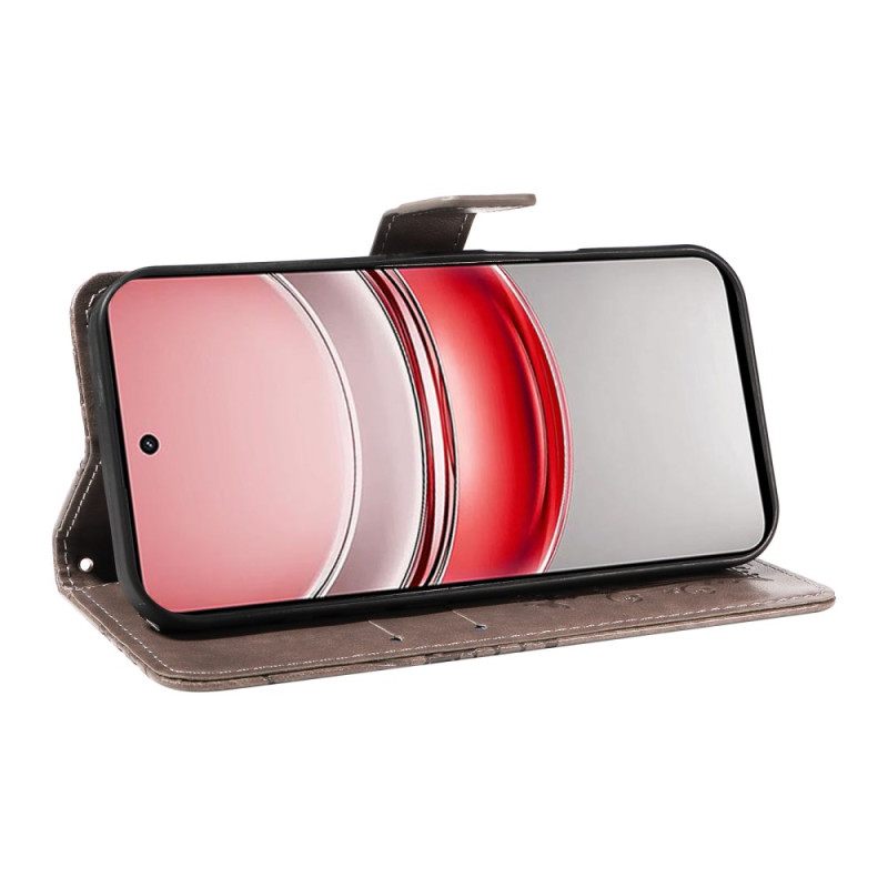 Leren Hoesje Voor Realme 14x 5g Reuzenvlinders