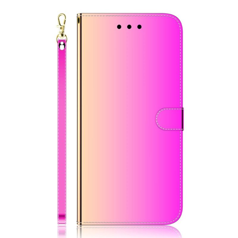 Folio-hoesje voor Poco X4 Pro 5G Anti-fall Spiegeleffect Van Imitatieleer