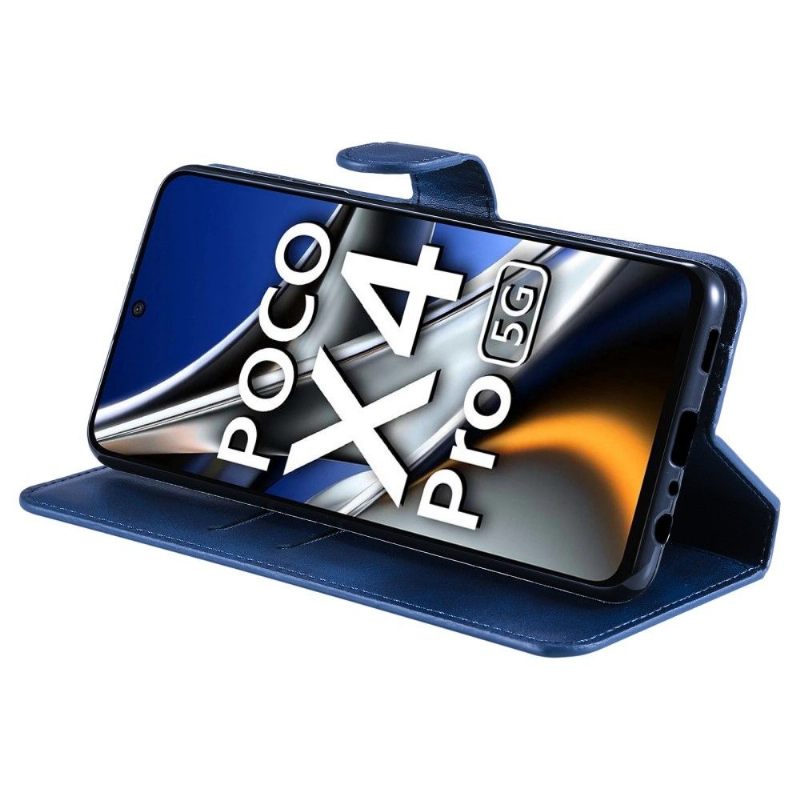 Folio-hoesje voor Poco X4 Pro 5G Enkay Leereffect
