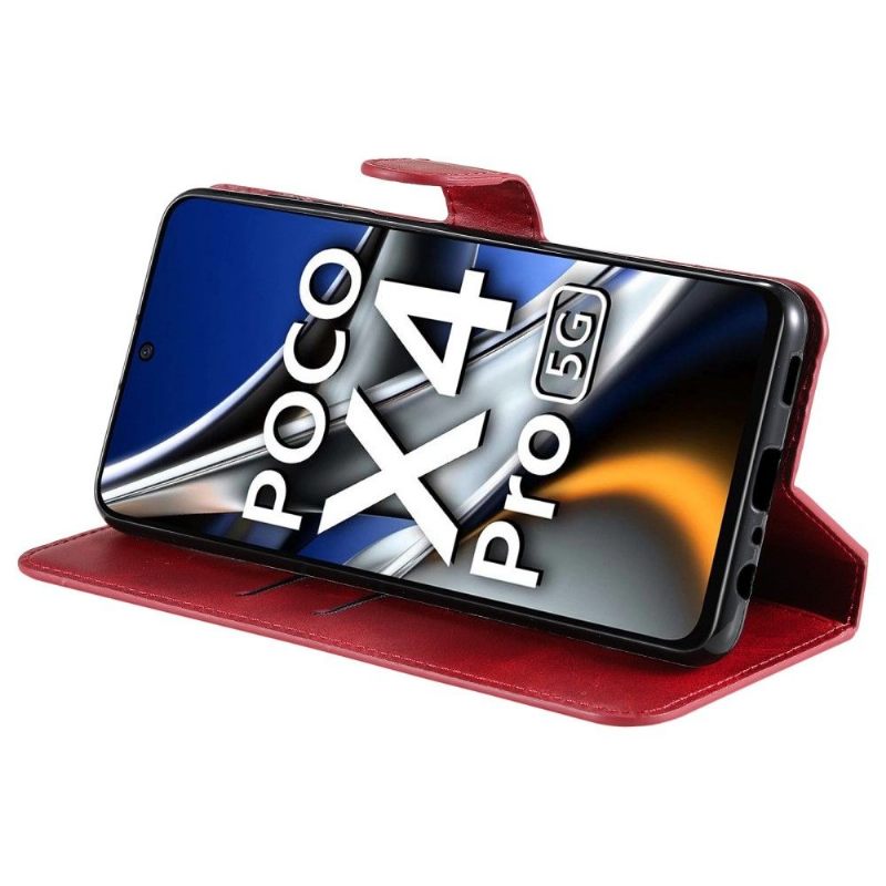 Folio-hoesje voor Poco X4 Pro 5G Enkay Leereffect