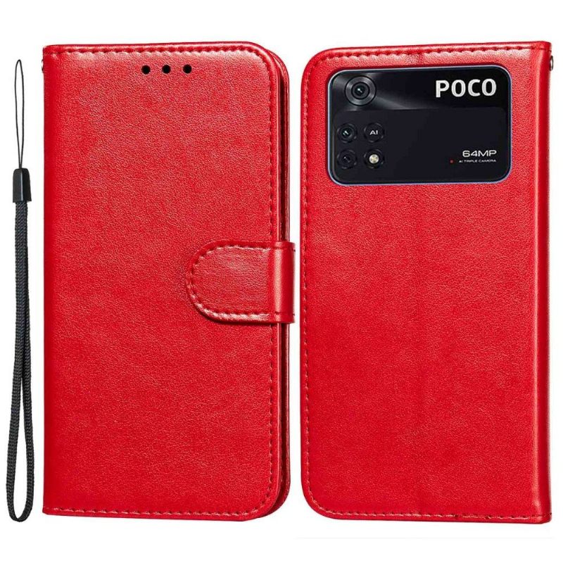 Folio-hoesje voor Poco X4 Pro 5G Kaarthouder Met Klep