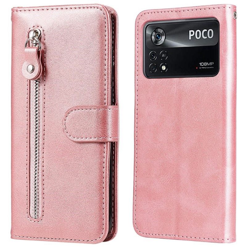 Folio-hoesje voor Poco X4 Pro 5G Portemonnee Leren Elena Portemonnee