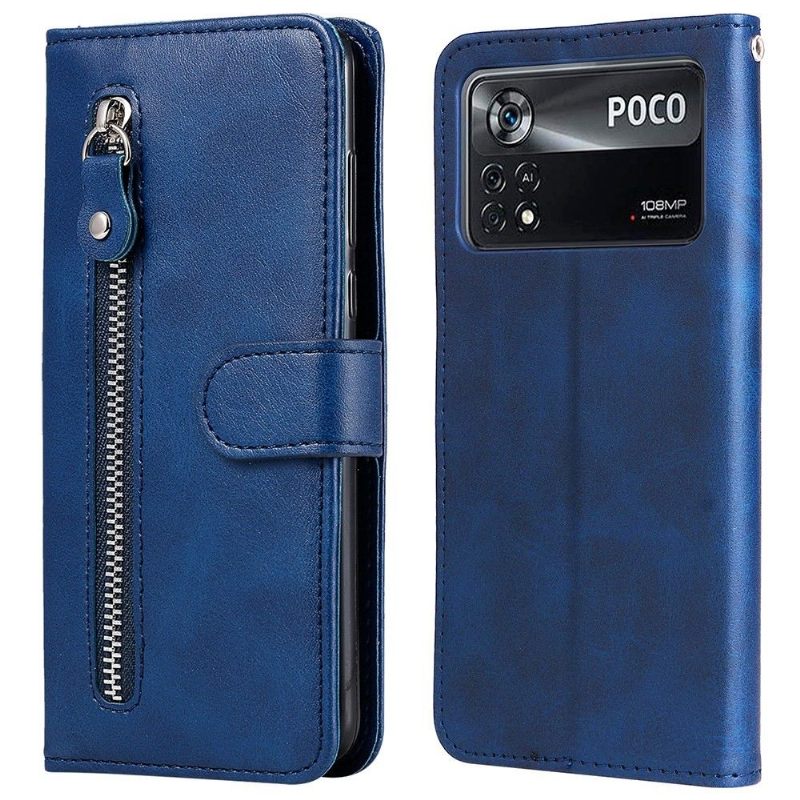 Folio-hoesje voor Poco X4 Pro 5G Portemonnee Leren Elena Portemonnee