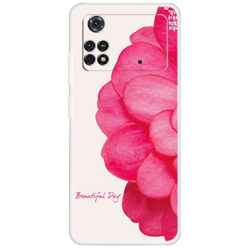 Hoesje voor Poco X4 Pro 5G Mooie Dag Bloem