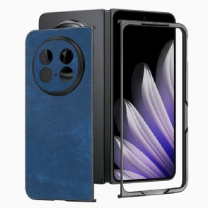 Case Hoesje Oppo Find N5 Telefoonhoesje Retro Leer