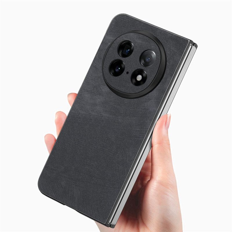 Case Hoesje Oppo Find N5 Telefoonhoesje Retro Leer