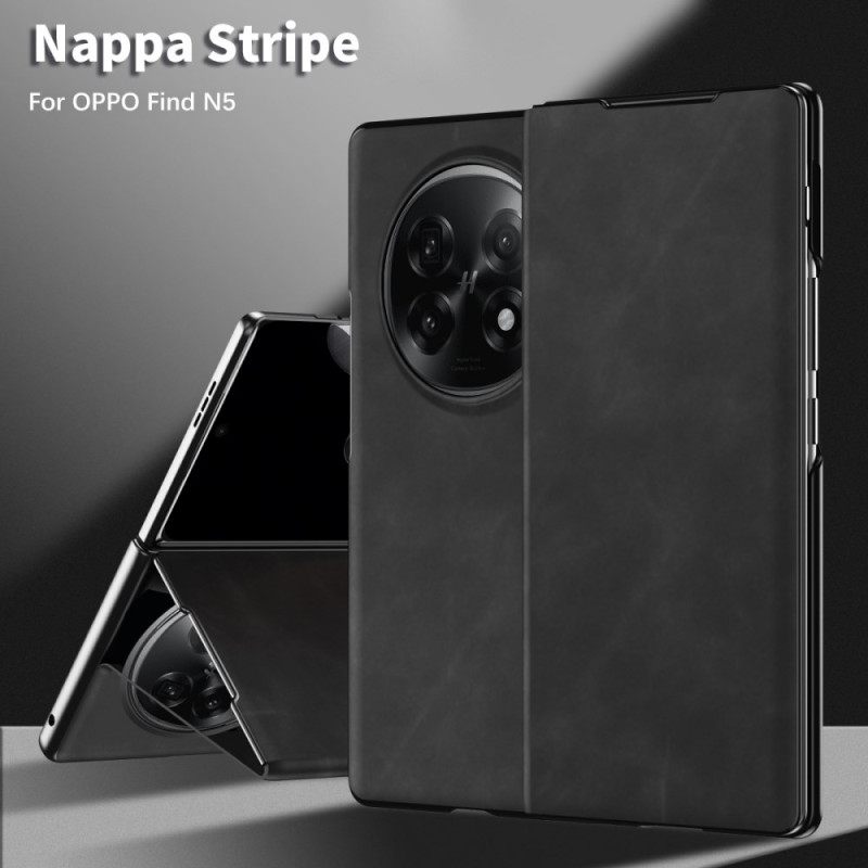 Cover Voor Oppo Find N5 Leereffect