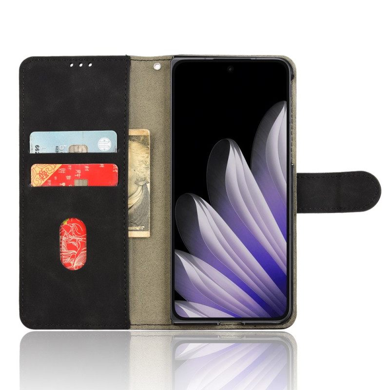 Folio-hoesje Oppo Find N5 Suède-effect