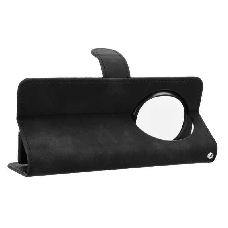 Folio-hoesje Oppo Find N5 Suède-effect