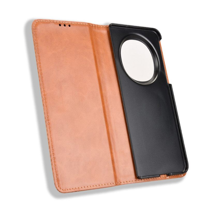 Folio-hoesje Voor Oppo Find N5 Vintage Rand