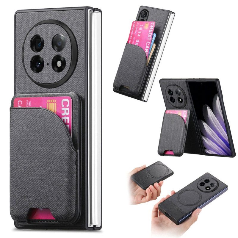 Hoesje Oppo Find N5 Magnetisch Met Standaard En Afneembaar Etui Bescherming Hoesje