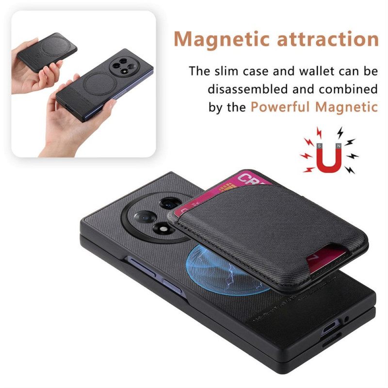 Hoesje Oppo Find N5 Magnetisch Met Standaard En Afneembaar Etui Bescherming Hoesje