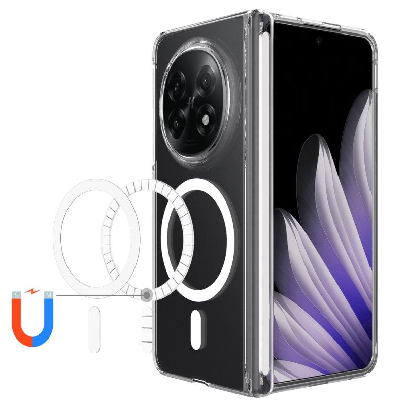 Hoesje Oppo Find N5 Magnetisch Transparant