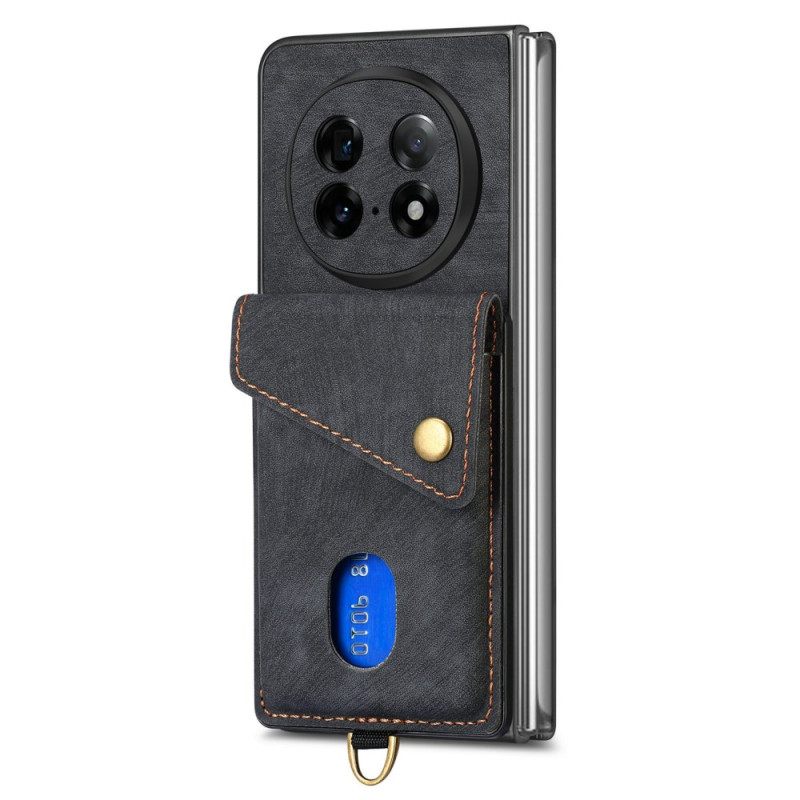 Hoesje Voor Oppo Find N5 Kaarthouder En Standaard