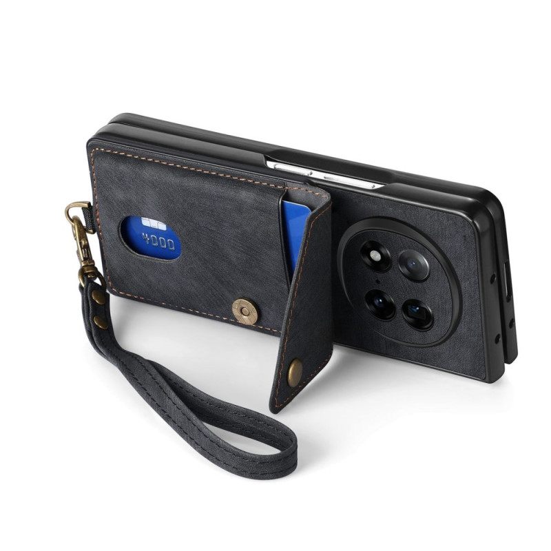 Hoesje Voor Oppo Find N5 Kaarthouder En Standaard