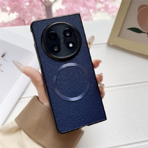 Hoesje Voor Oppo Find N5 Magsafe-compatibel Kunstleer