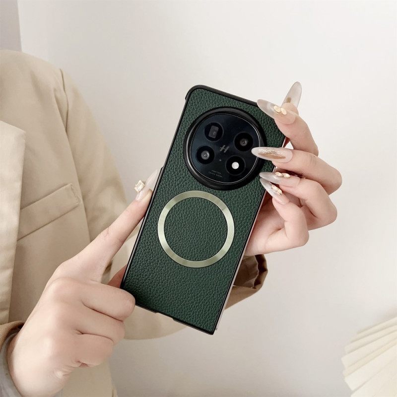 Hoesje Voor Oppo Find N5 Magsafe-compatibel Kunstleer