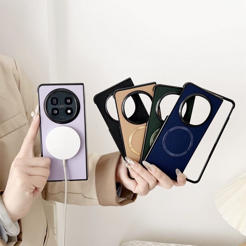 Hoesje Voor Oppo Find N5 Magsafe-compatibel Kunstleer