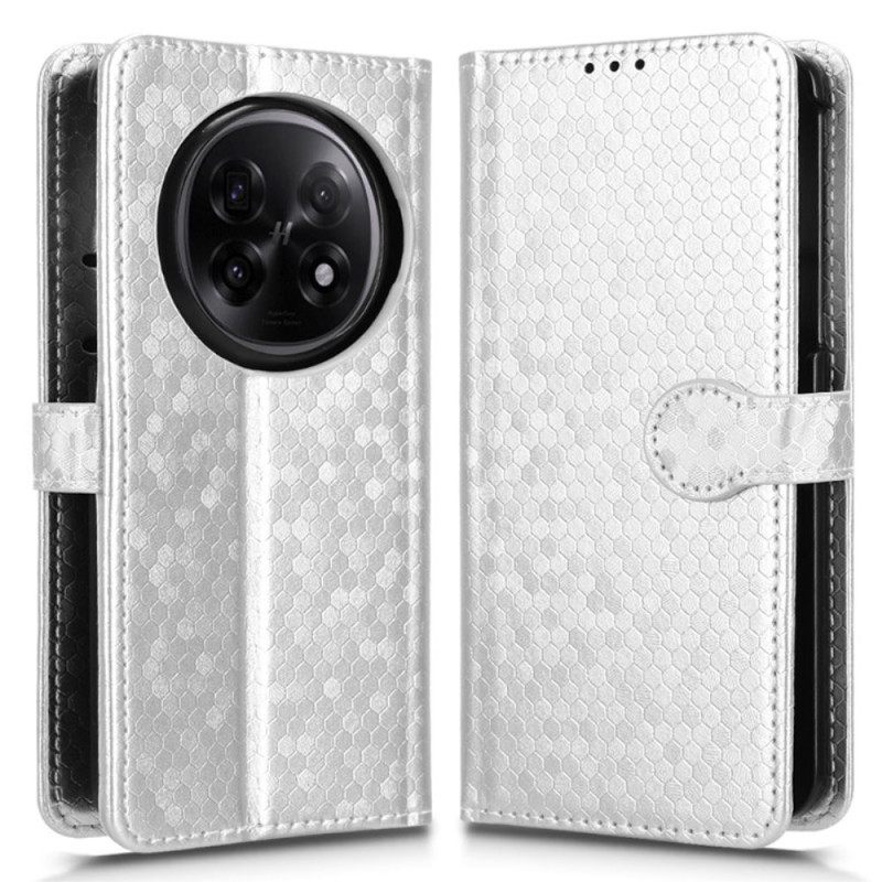 Leren Hoesje Oppo Find N5 Glitterstippen Bescherming Hoesje