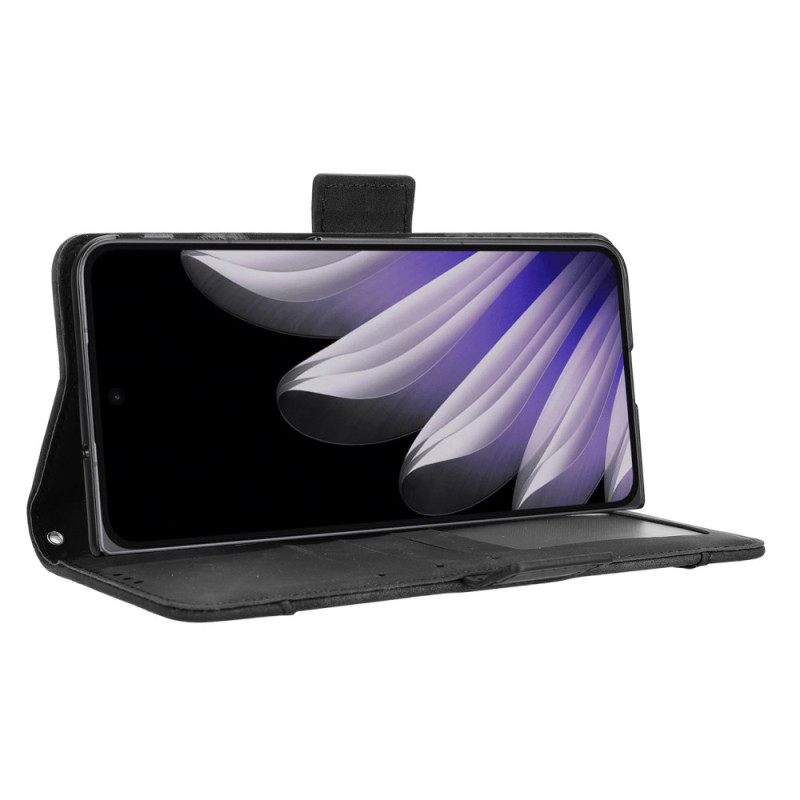 Leren Hoesje Voor Oppo Find N5 Meerdere Kaarten