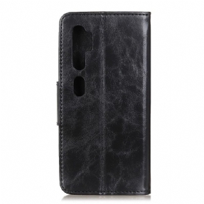 Cover voor Xiaomi Mi Note 10 / 10 Pro Anti-fall Edouard Kunstleer