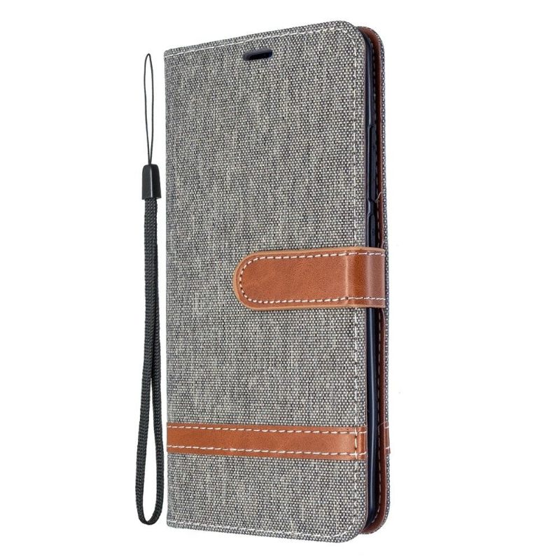 Cover voor Xiaomi Mi Note 10 / 10 Pro Anti-fall Folio-hoesje Stoffen Bekleding