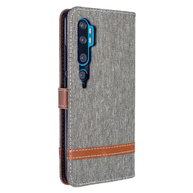 Cover voor Xiaomi Mi Note 10 / 10 Pro Anti-fall Folio-hoesje Stoffen Bekleding