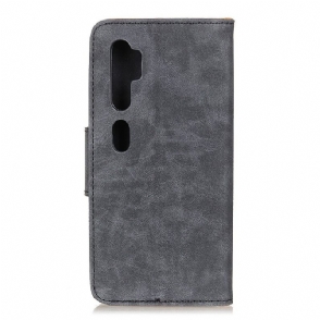 Cover voor Xiaomi Mi Note 10 / 10 Pro Edouard In Vintage Kunstleer