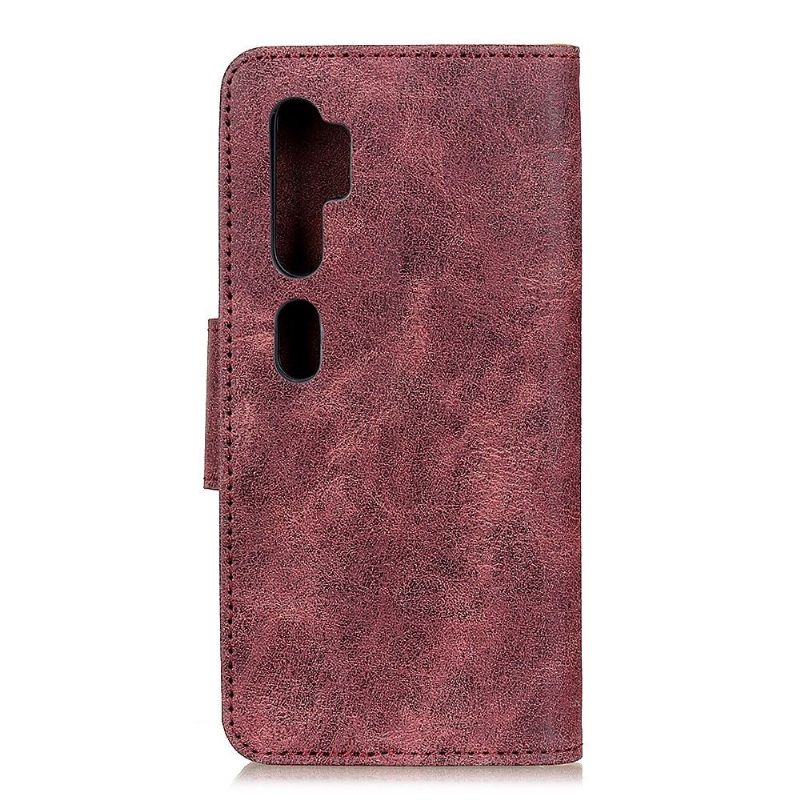 Cover voor Xiaomi Mi Note 10 / 10 Pro Edouard In Vintage Kunstleer