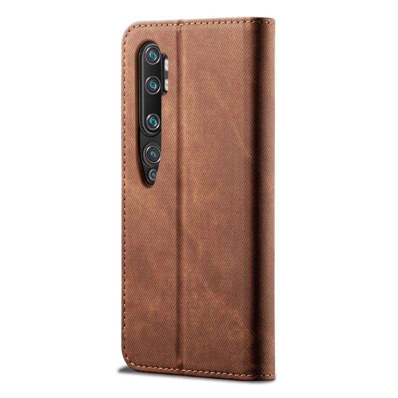Flip Case voor Xiaomi Mi Note 10 / 10 Pro Kunstleer Jeansstijl