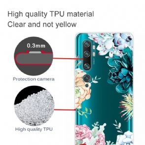 Hoesje voor Xiaomi Mi Note 10 / 10 Pro Verscheidenheid Aan Bloemen