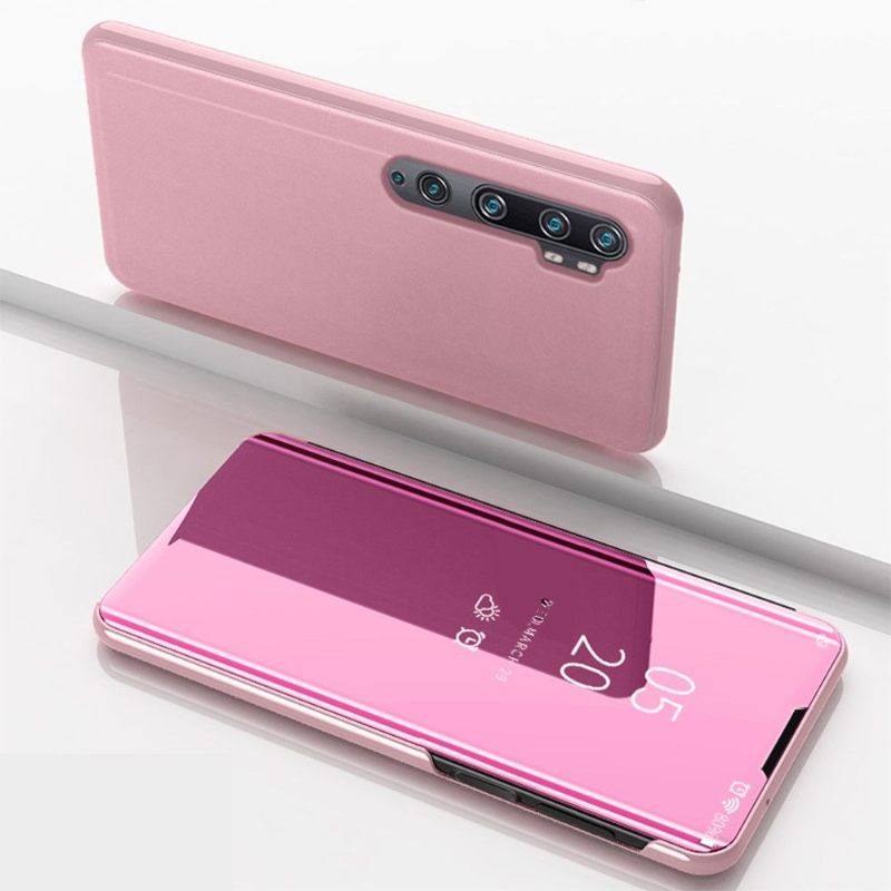 Telefoonhoesje voor Xiaomi Mi Note 10 / 10 Pro Bescherming Folio-hoesje Spiegeleffect