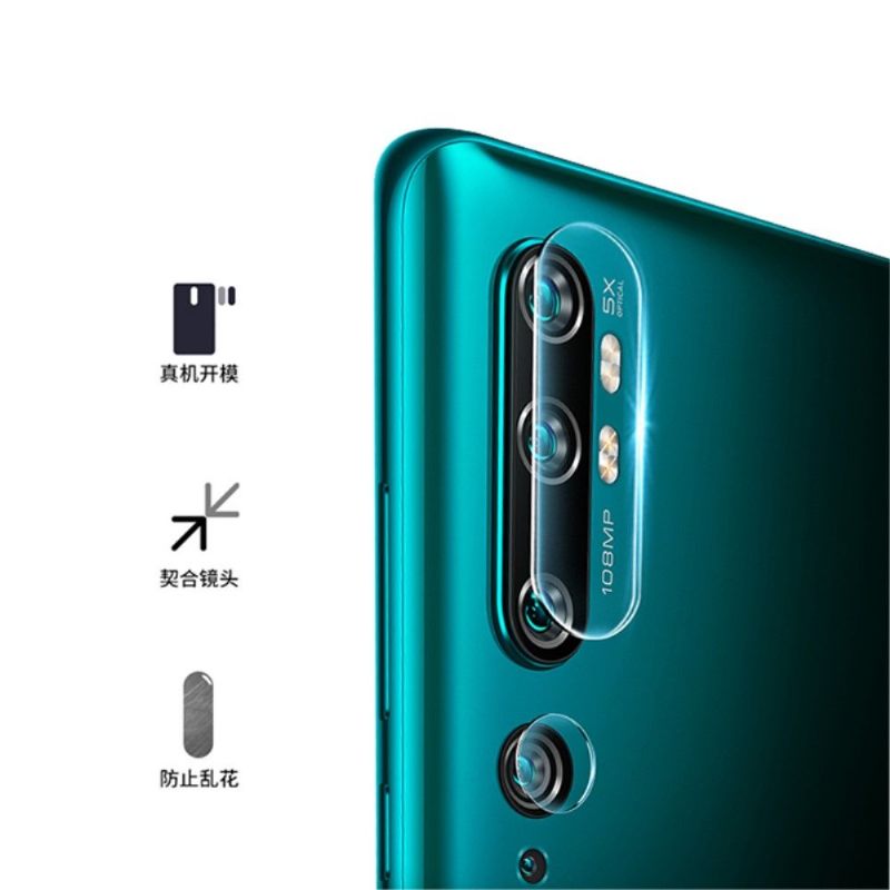 Xiaomi Mi Note 10 / Note 10 Pro - 2 Films Van Gehard Glas Voor Achteruitrijcameralens